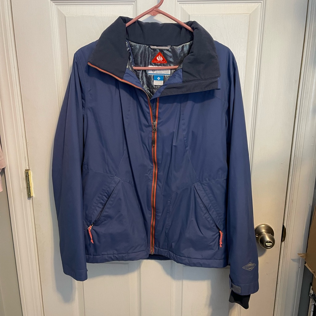 Columbia Women’s Omni Heat Zippered Winter Jacket Coat Multiple Pockets Size L